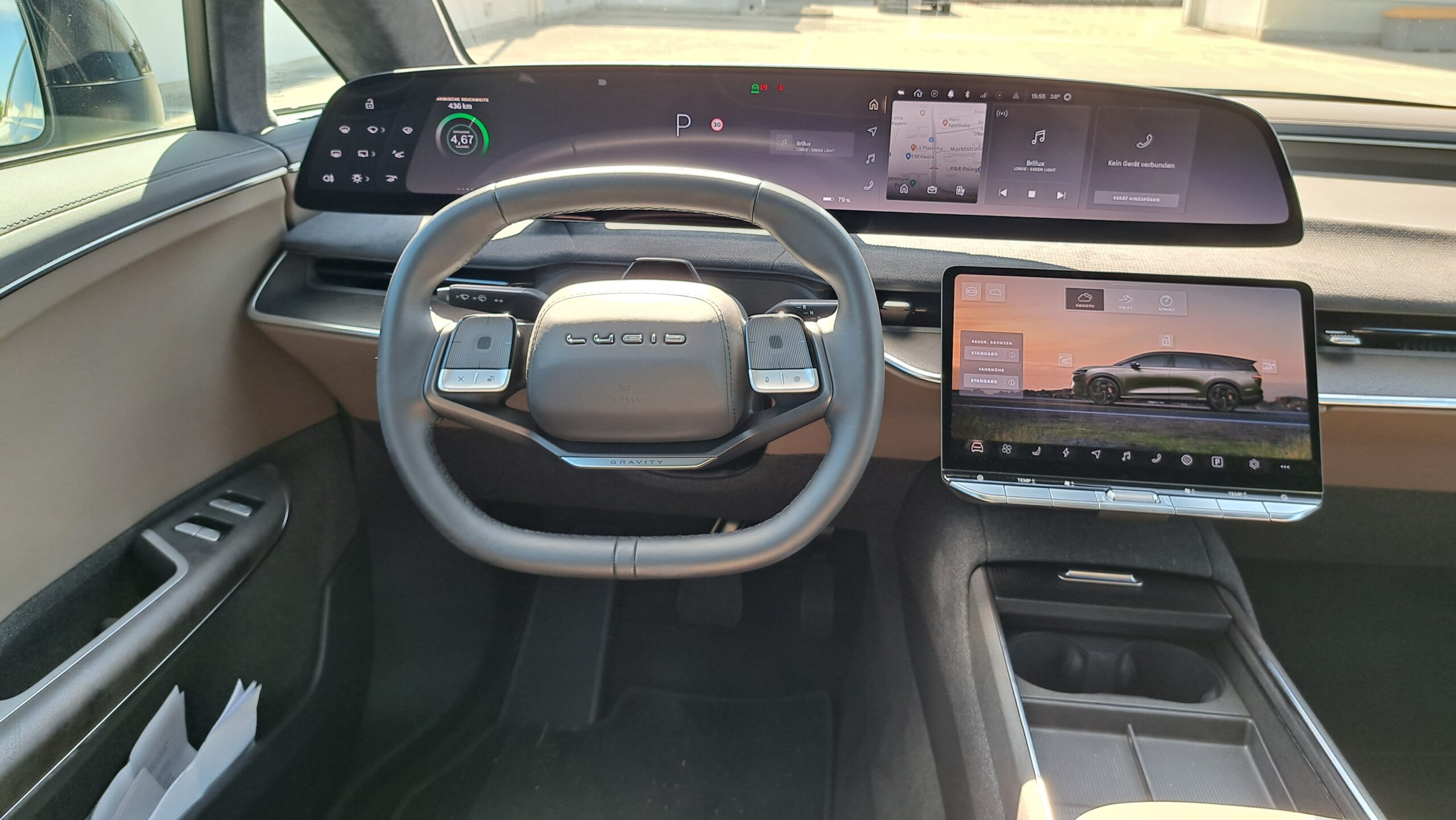 Lucid Gravity Cockpit