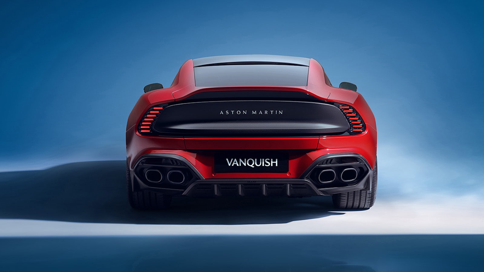 Aston Martin Vanquish Heckansicht