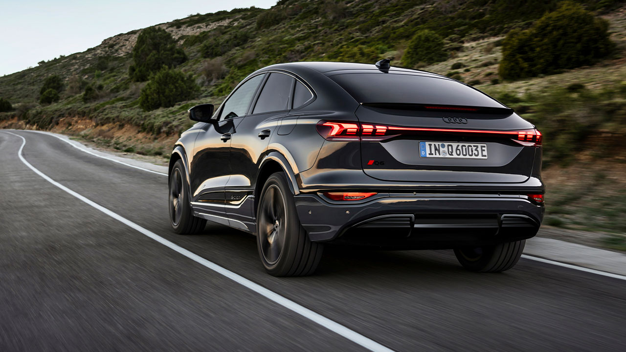 Audi Q6 e-tron Sportback Heckansicht