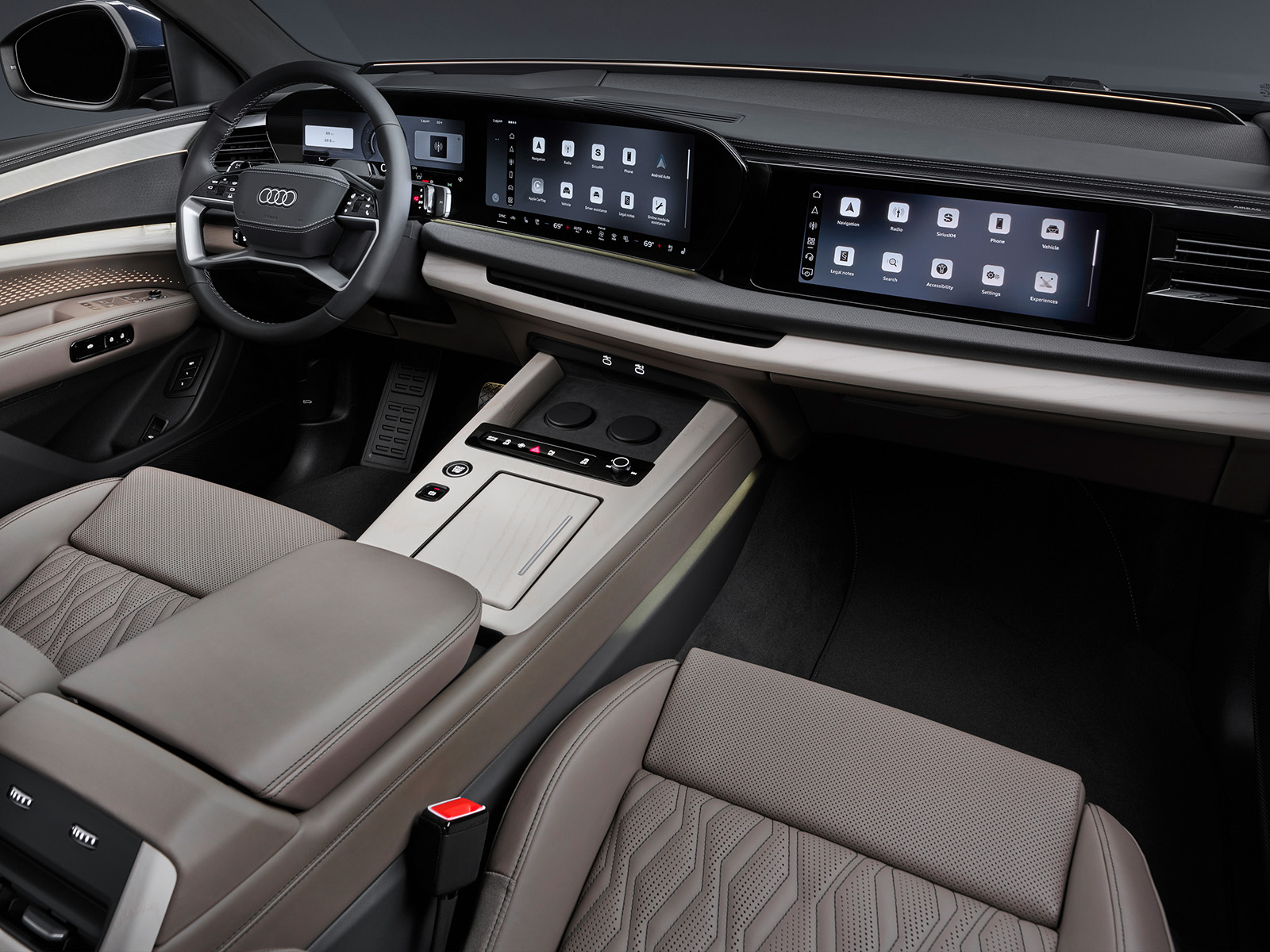 Audi Q9 Vorstellung Vordersitze