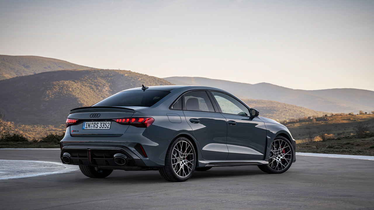 Audi RS3 Facelift Heckansicht