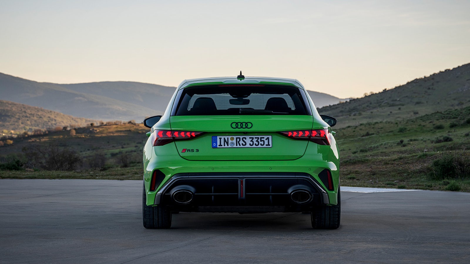 Audi RS3 Sportback Facelift Heckansicht