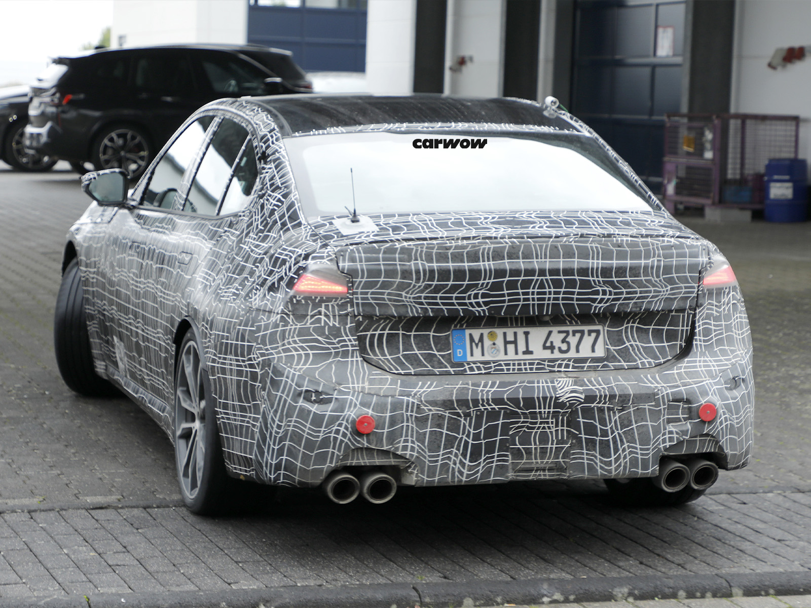 BMW 3er 2026 auf testfahrt Heckansicht