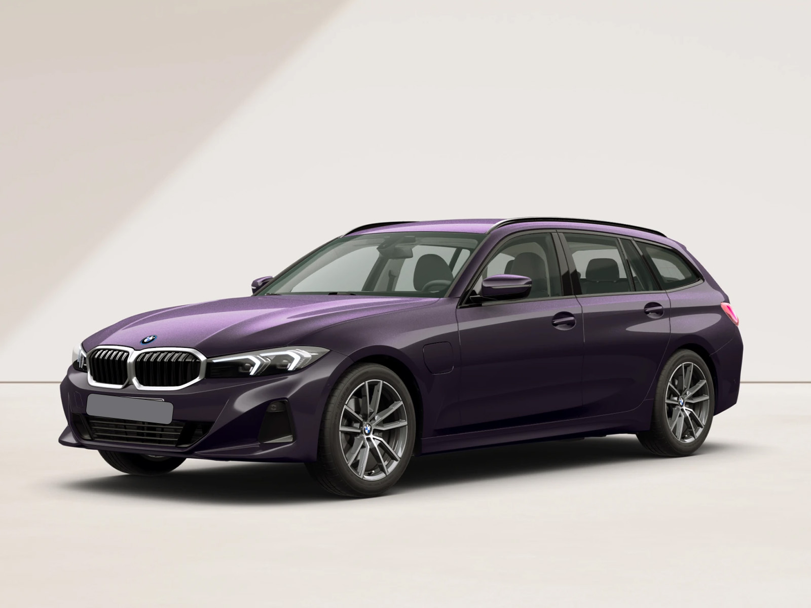 BMW 3er Touring gebraucht violett