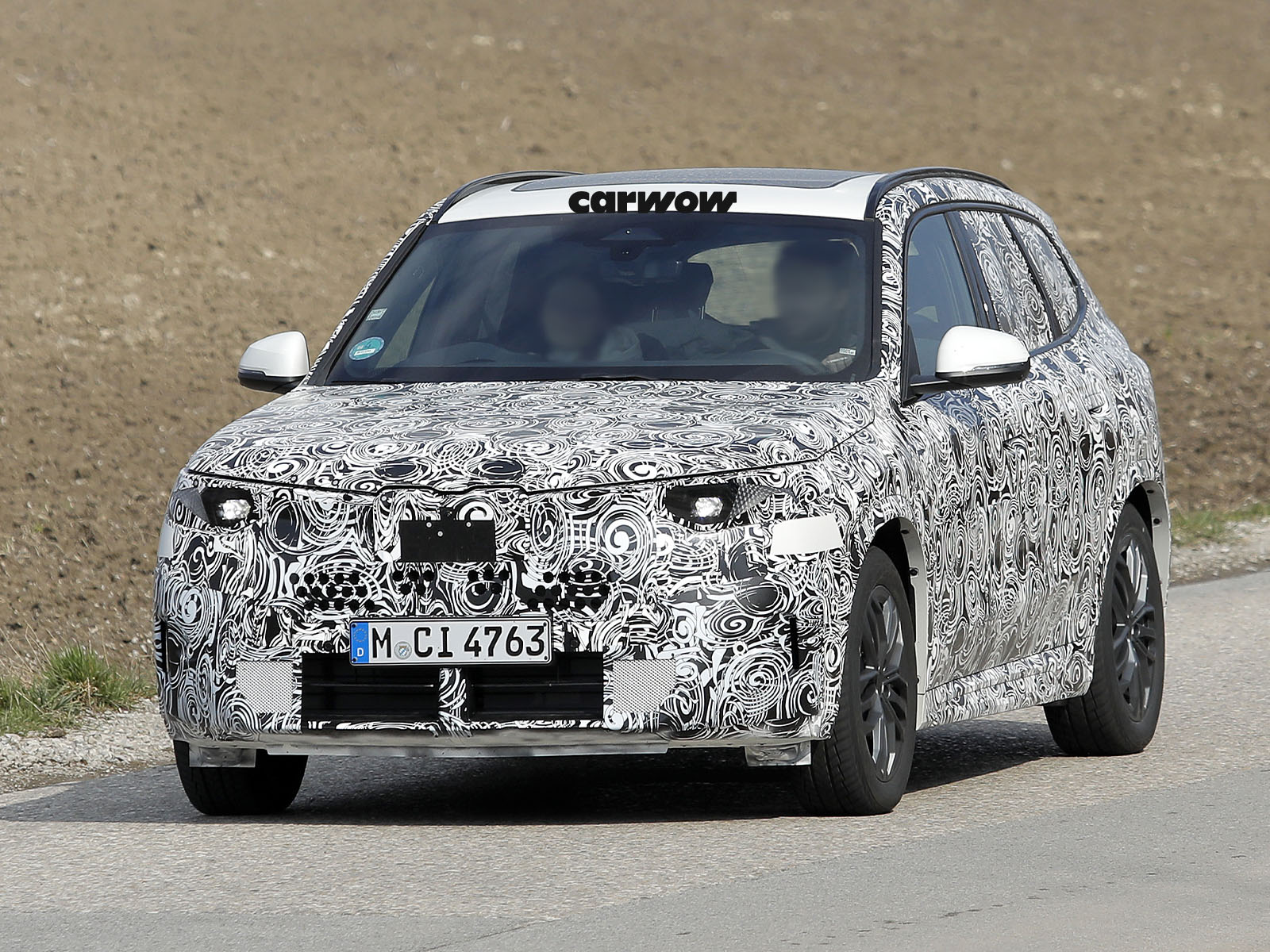 BMW X1 Testfahrt Frontansicht