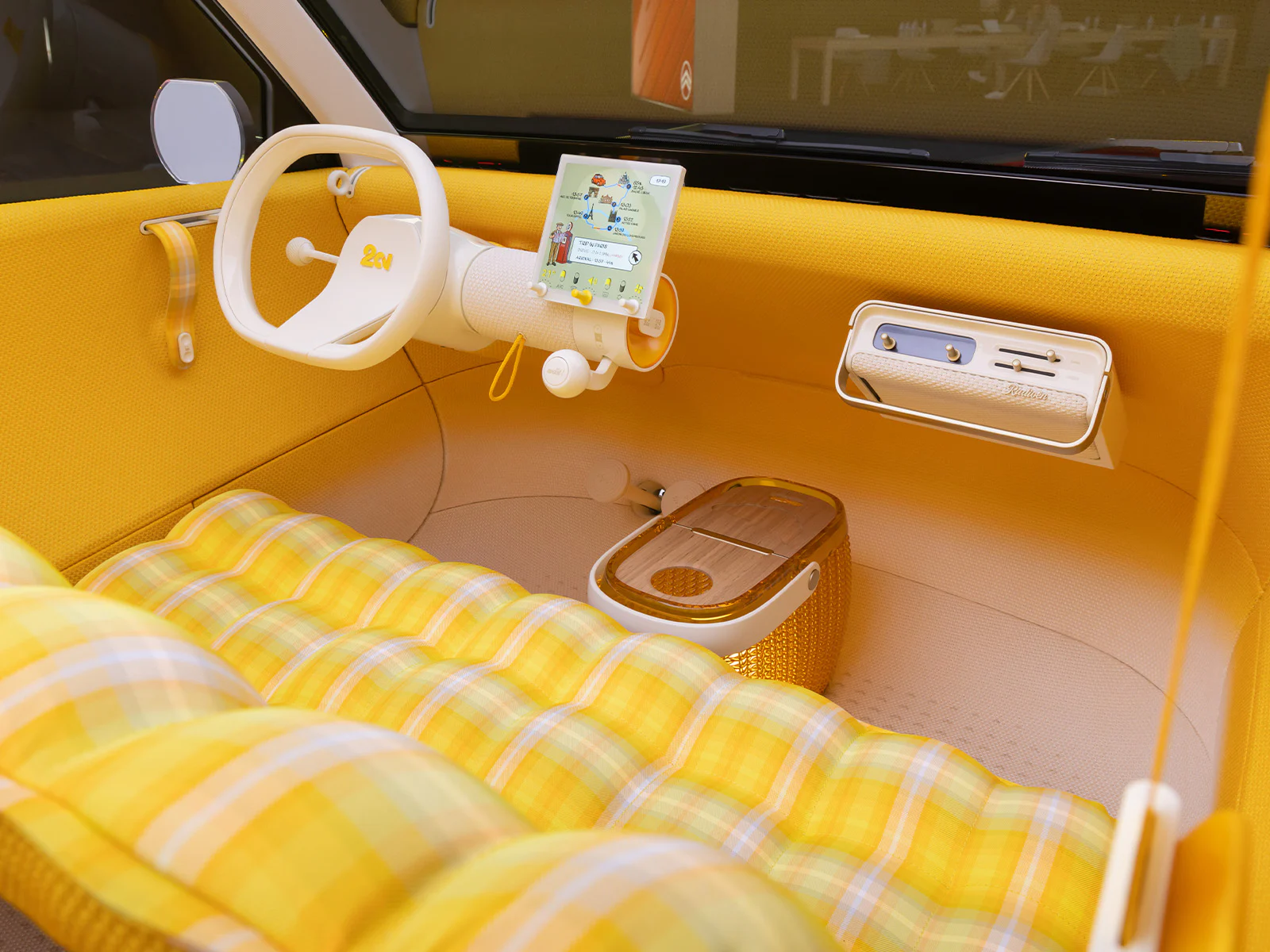 Citroen 2CV Concept Car Cockpit