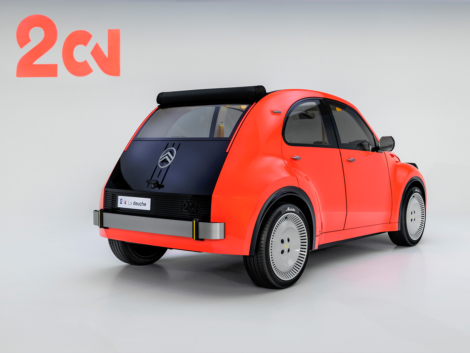 Citroen 2CV Concept Car Heckansicht