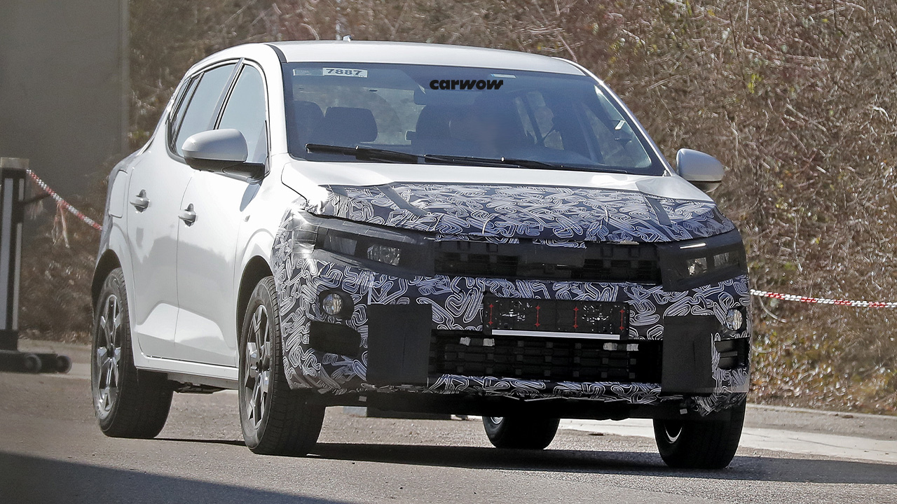 Dacia Sandero Facelift Erlkönig