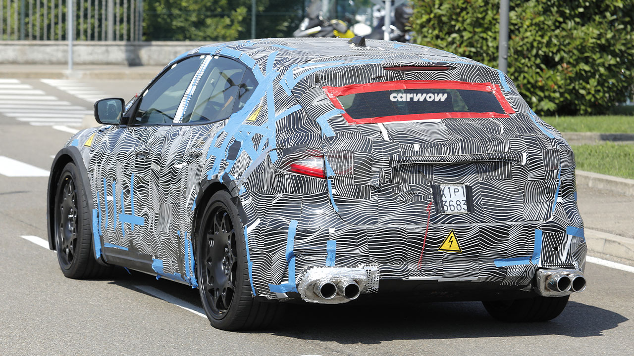 Ferrari EV Versuchsträger Heckansicht