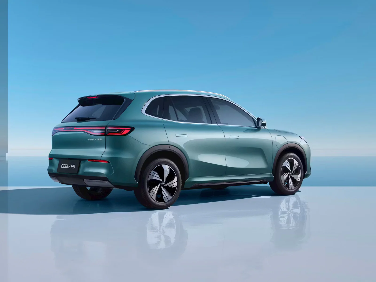 Geely E5 Heckansicht