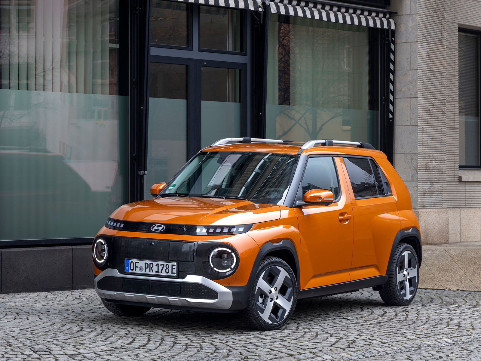 Hyundai Inster Orange Frontansicht
