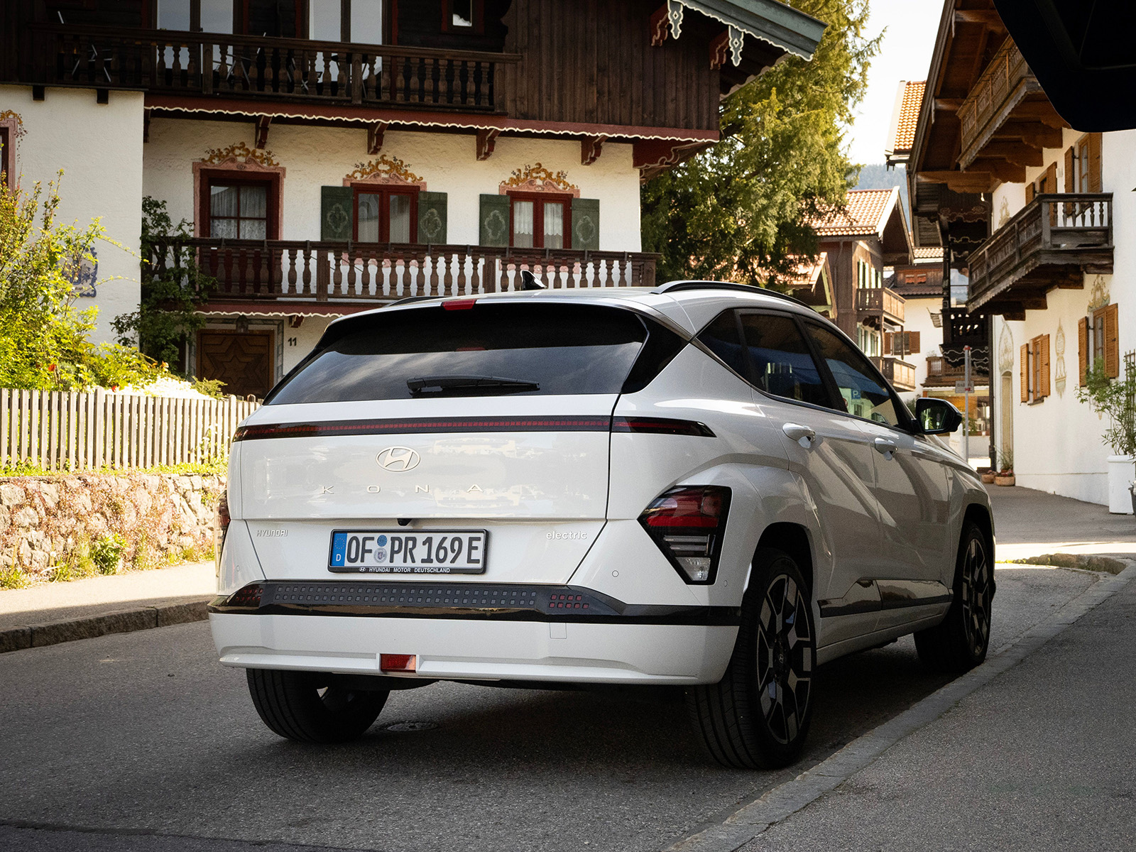 Hyundai Kona Elektro Heckansicht