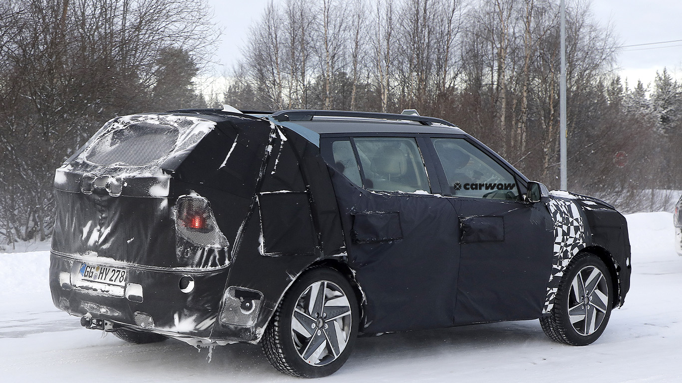Hyundai Nexo Neue Bilder Ansicht diagonal hinten rechts