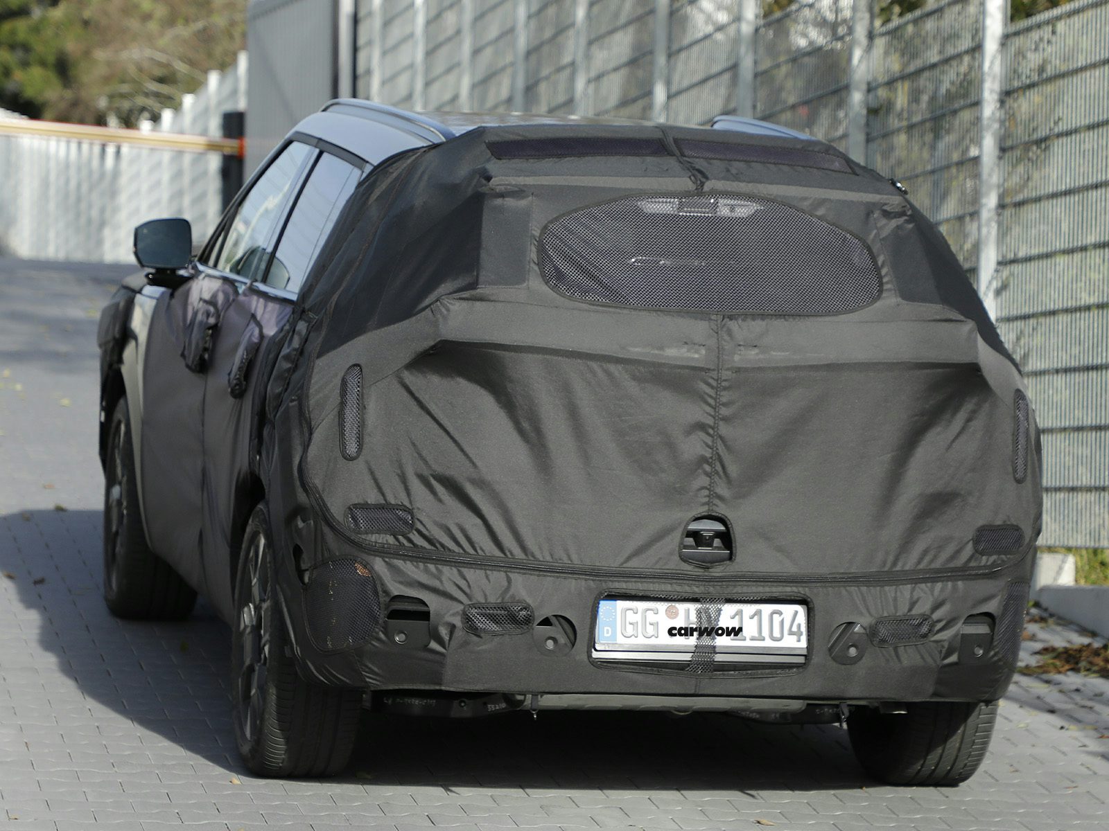 Hyundai Tucson 2026 auf Testfahrt Heckansicht 2