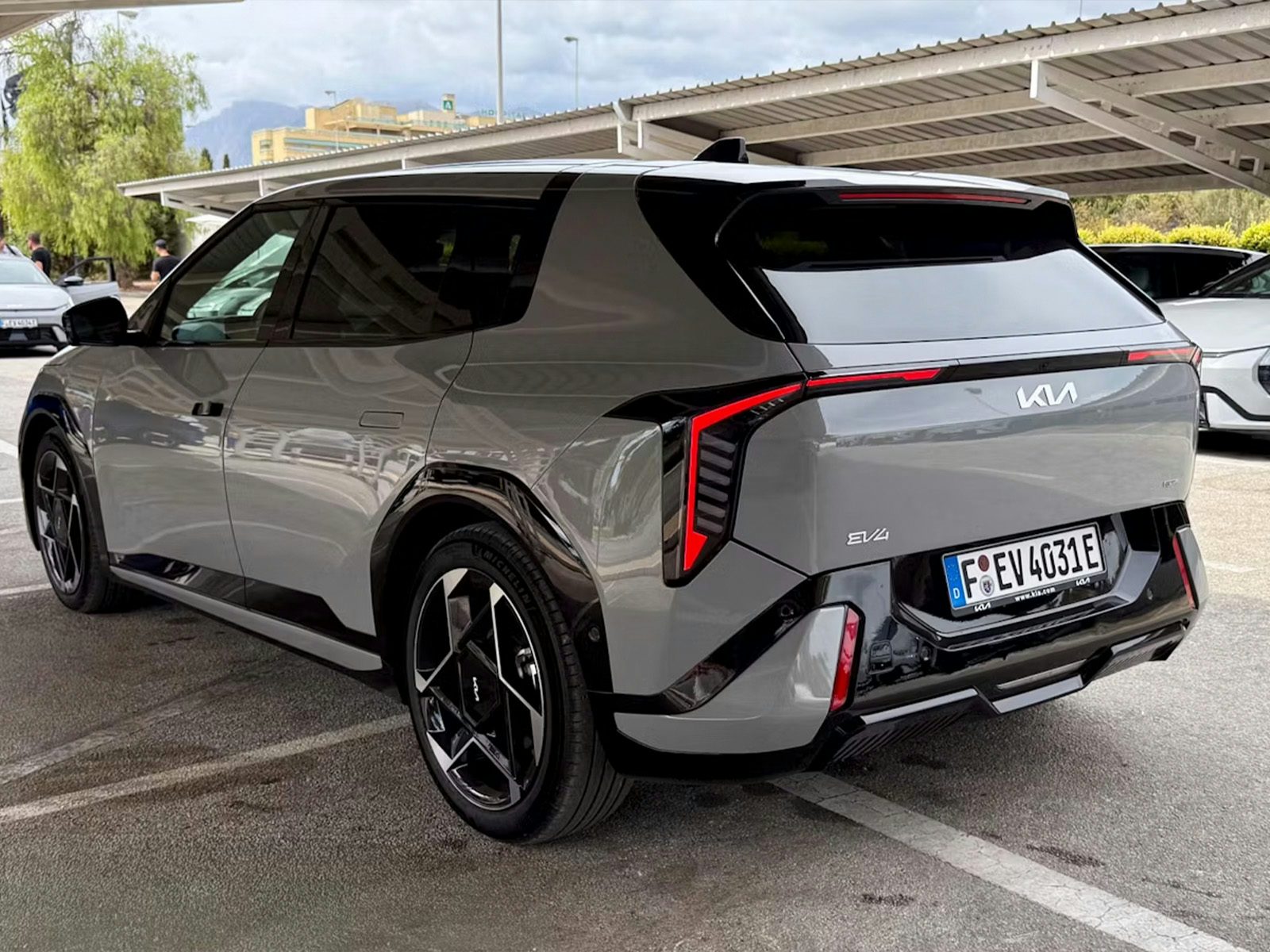 Kia EV4 Erster Eindruck Heckansicht