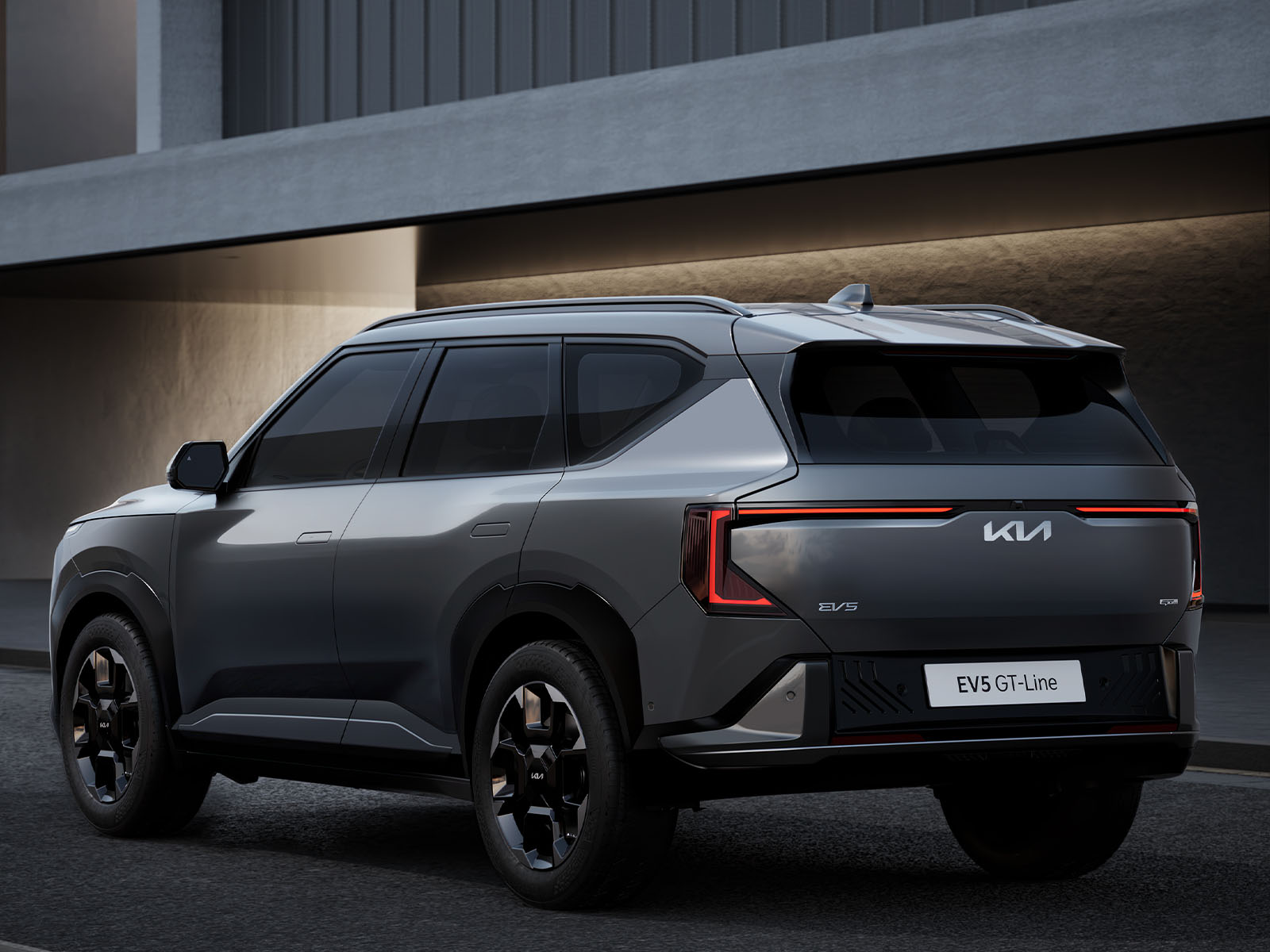 Kia EV5 EU Vorstellung 8 Juli GT Line Heckansicht