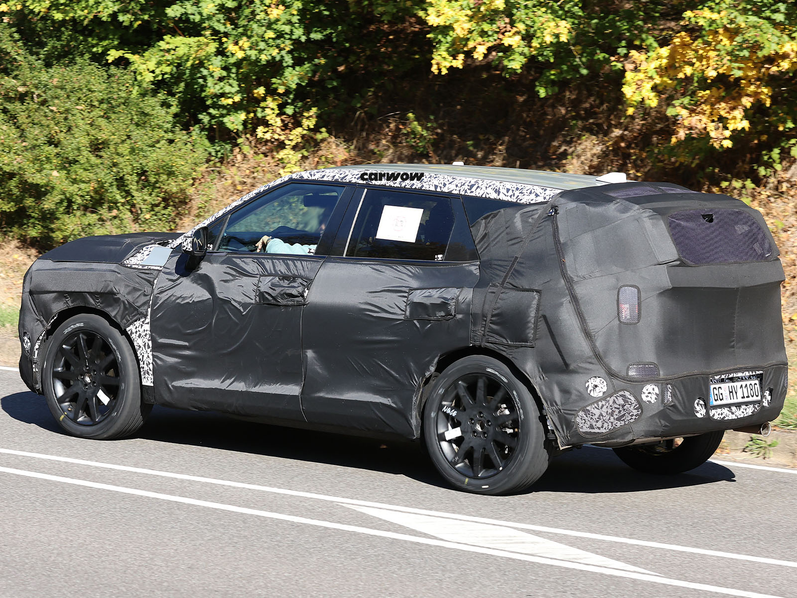 Kia Sportage auf Testfahrt 2026 heckansicht