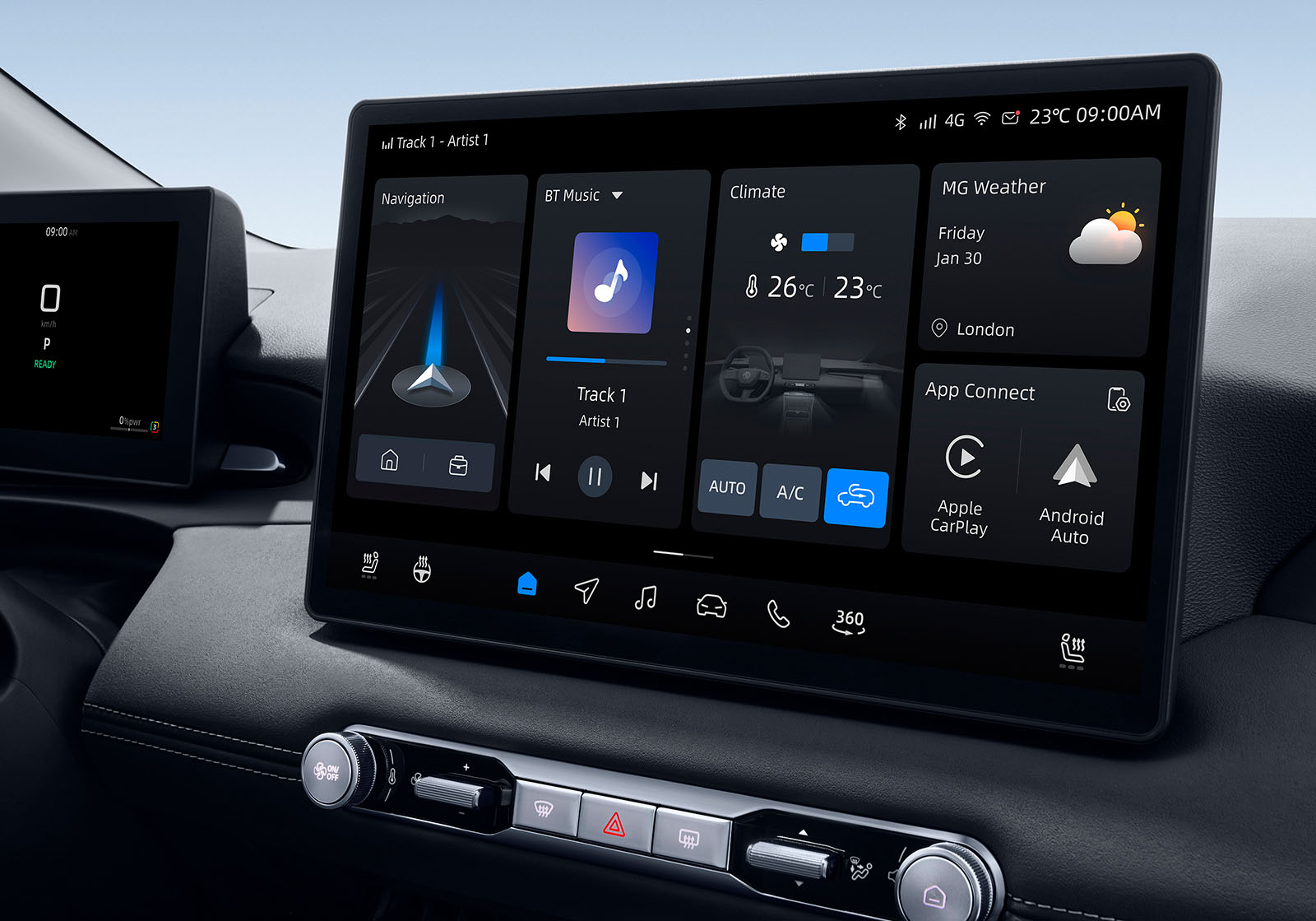 MG 4 EV Urban Infotainment