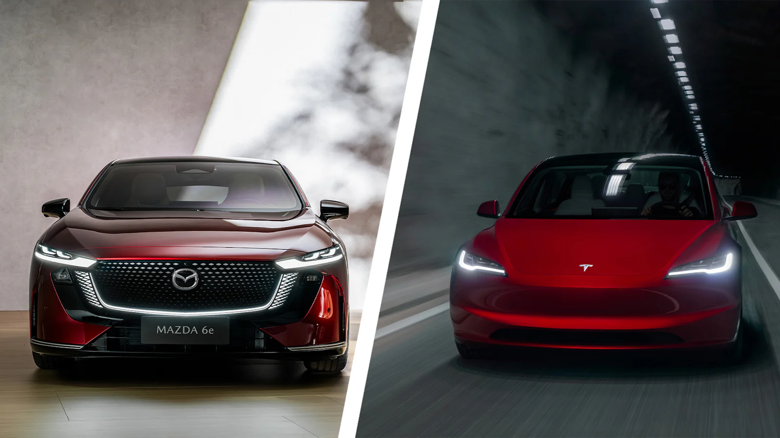 Mazda 6e vs Tesla Model 3