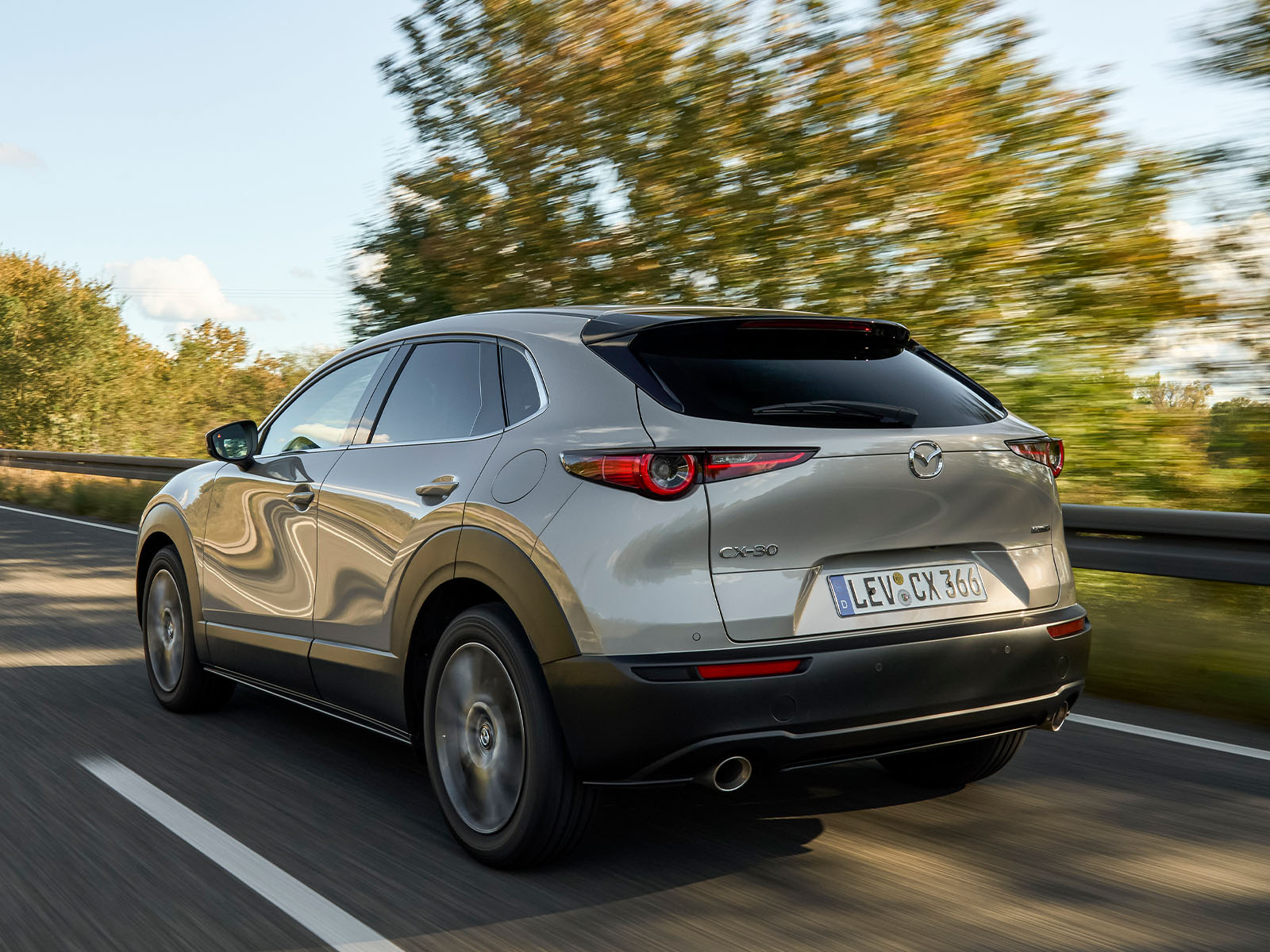 Mazda CX-30 dynamisch Heck
