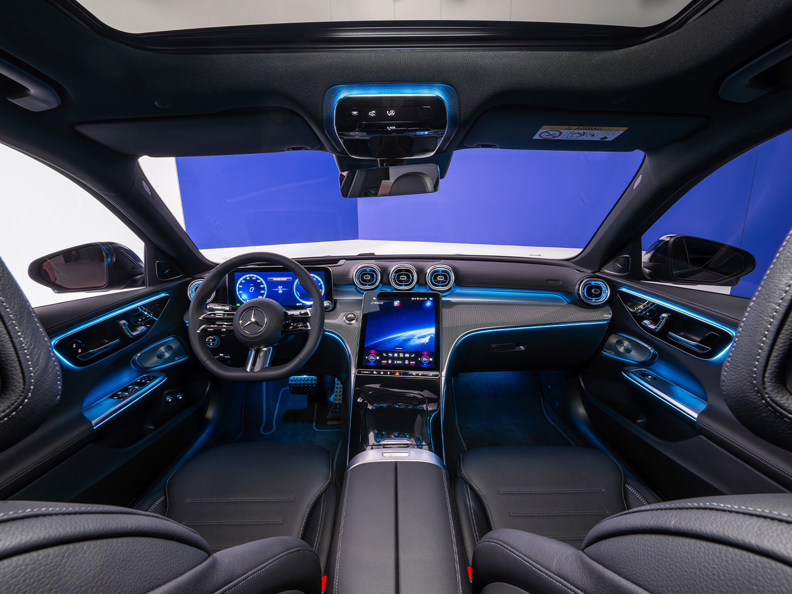 Mercedes Benz C-Klasse Verbrenner-Facelift Innenraum 2
