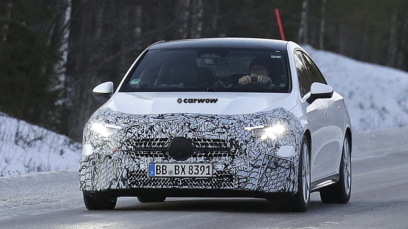 Mercedes CLA on test drive