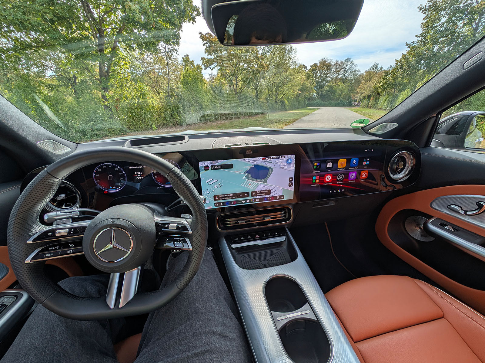 Mercedes GLB elektrisch Cockpit