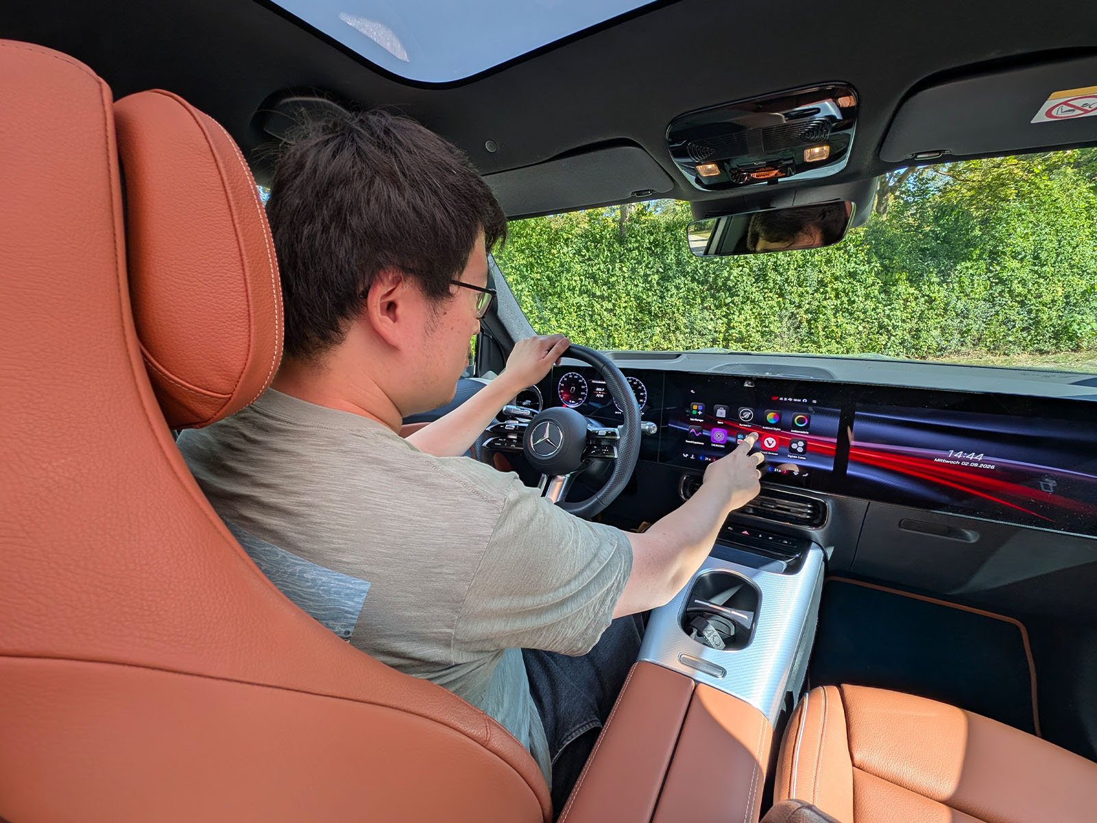 Mercedes GLB elektrisch Infotainment Patrik Chen 2