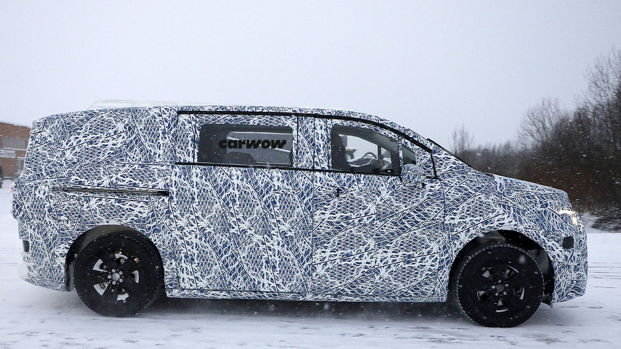 Mercedes V Klasse 2027 Seitenansicht