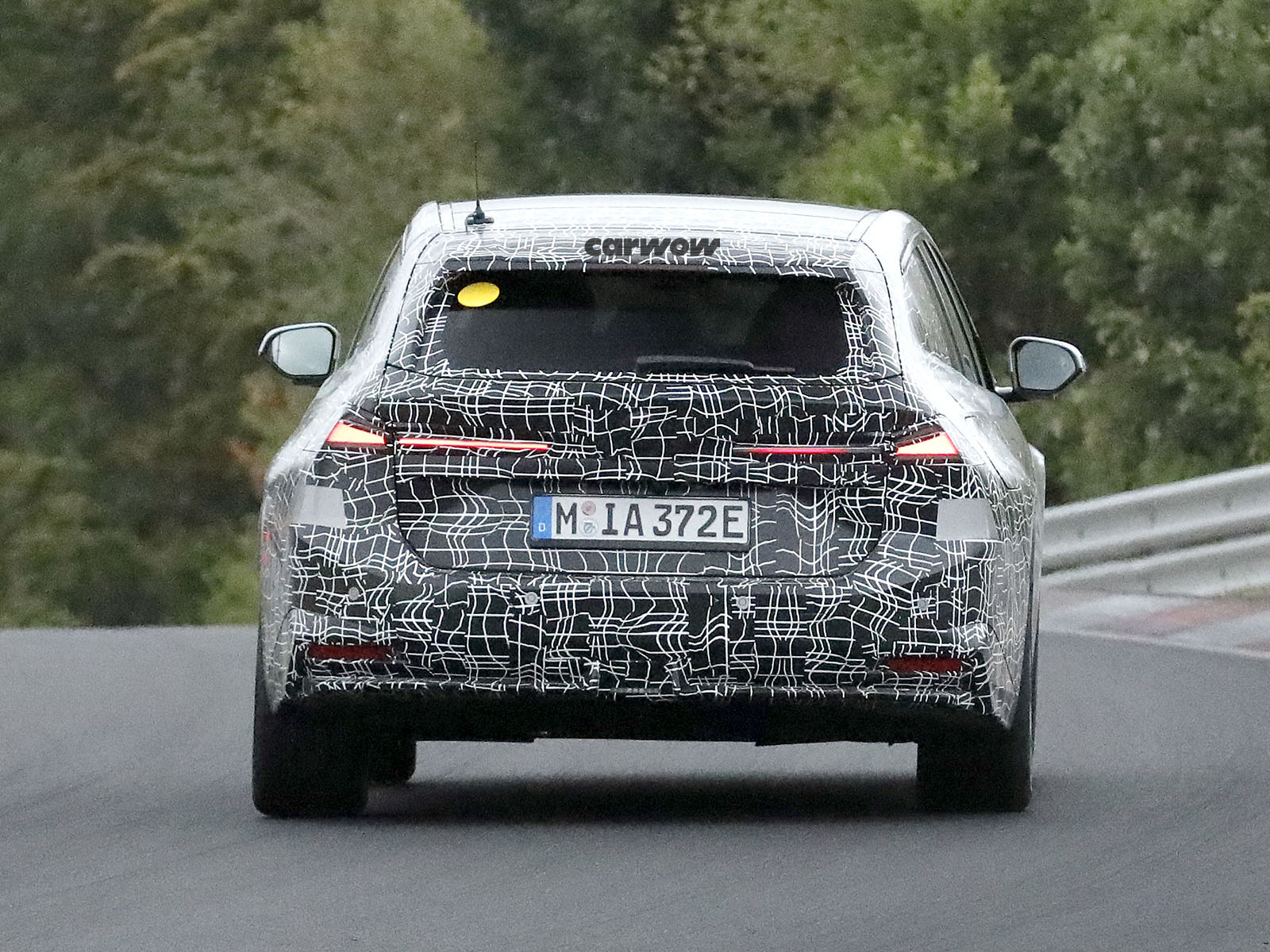 Neue Bilder BMW i3 Touring auf Testfahrt Heckansicht 3