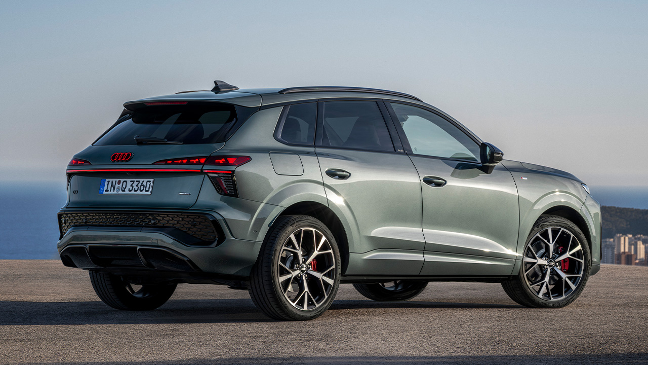 Neuer Audi Q3 2025 Seitenansicht