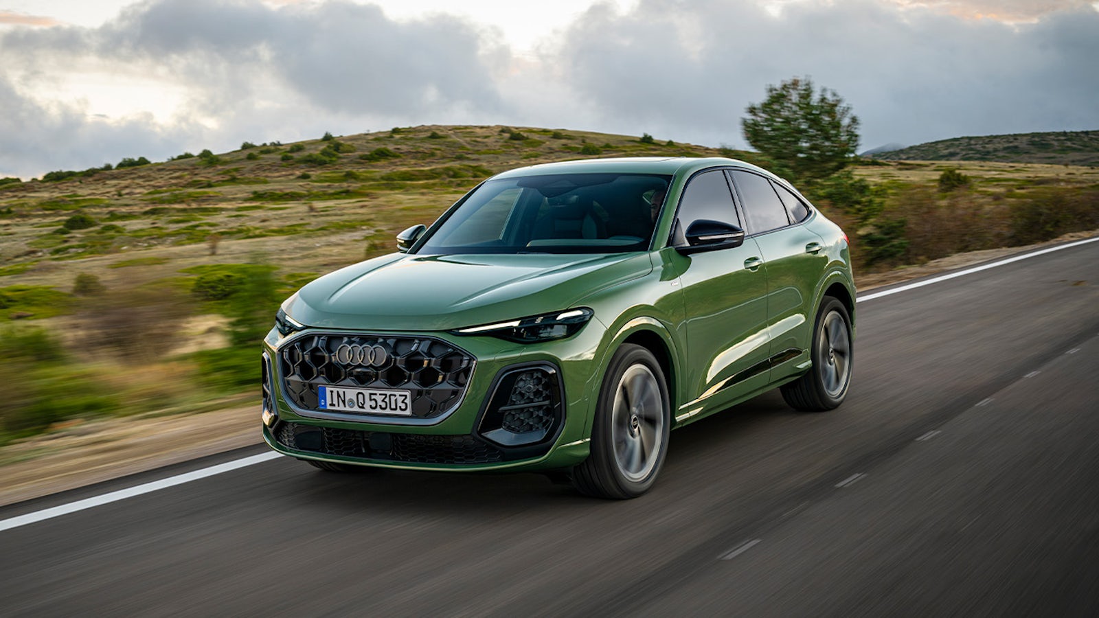 Neuer Audi Q5 Sportback auf Fahrt