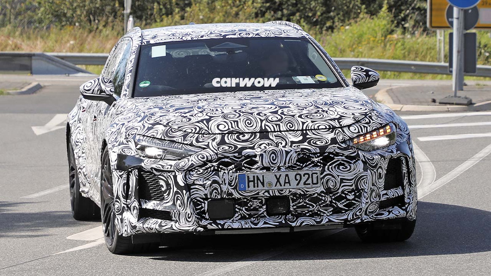 Neuer Audi RS7 Frontalsicht