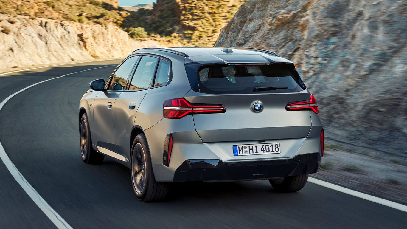 Neuer BMW X3 Heckansicht