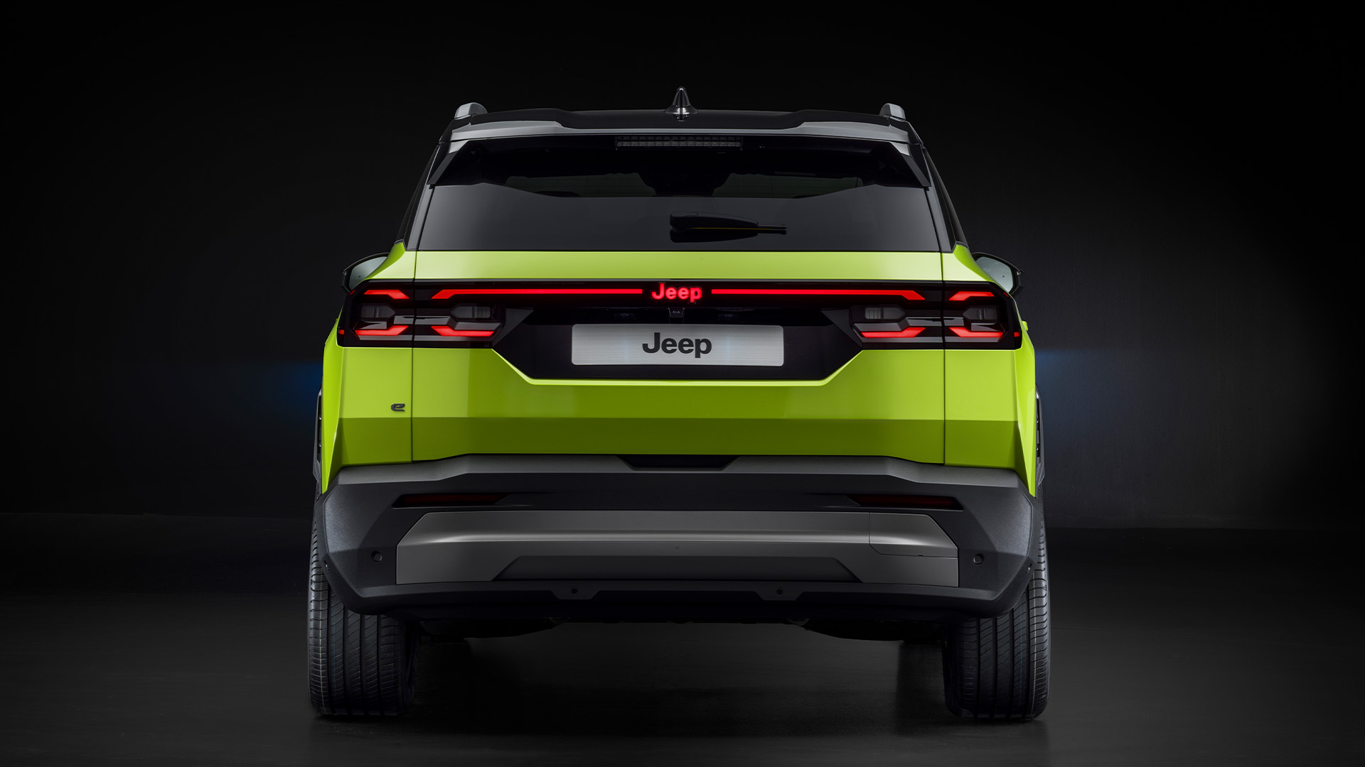 Neuer Jeep Compass 2025 Heckansicht