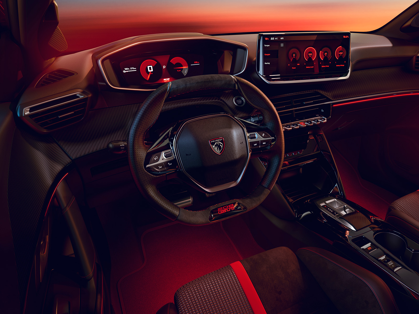 Peugeot e-208 GTi Innenraum