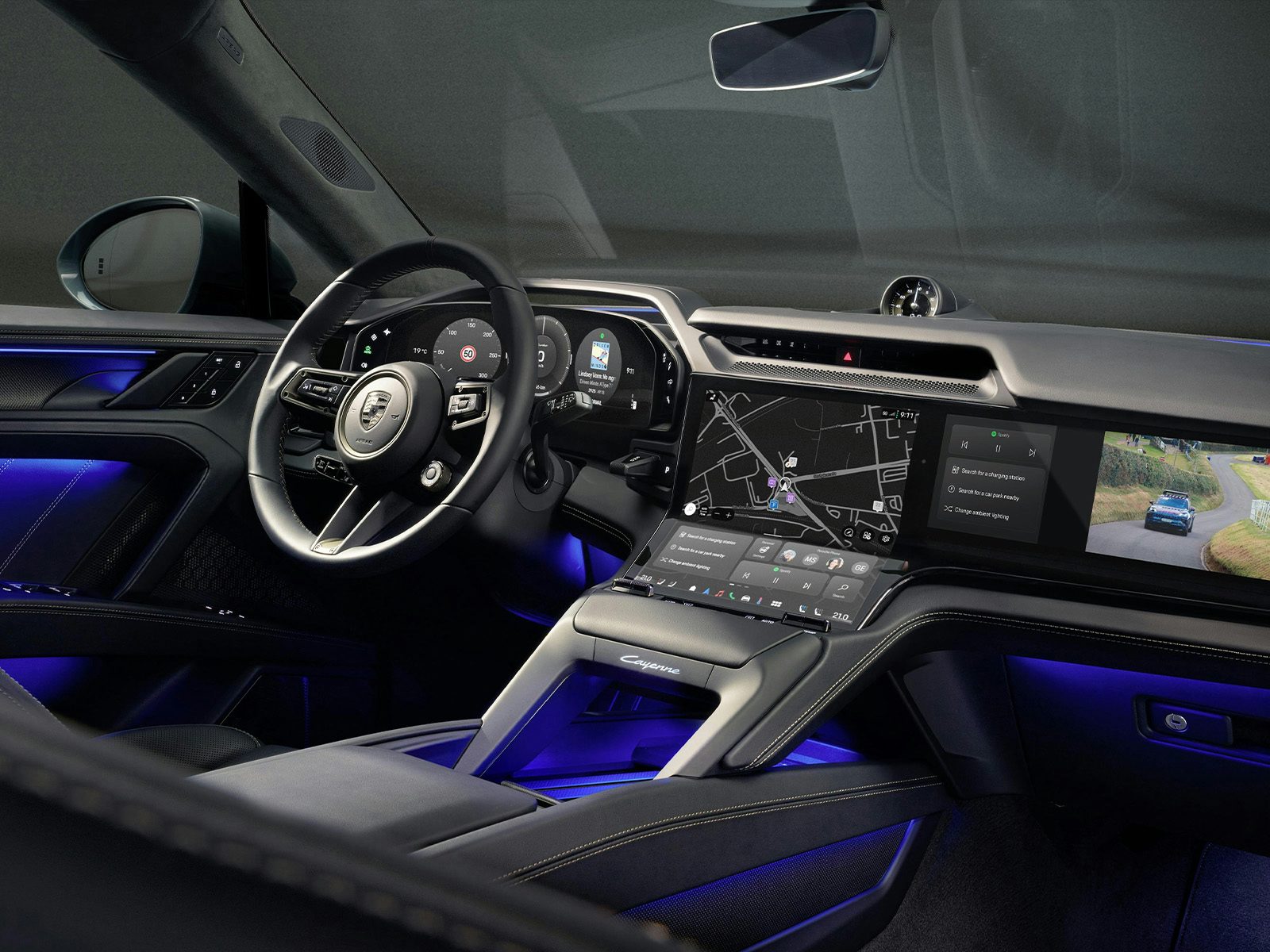 Porsche Cayenne EV Innenraum