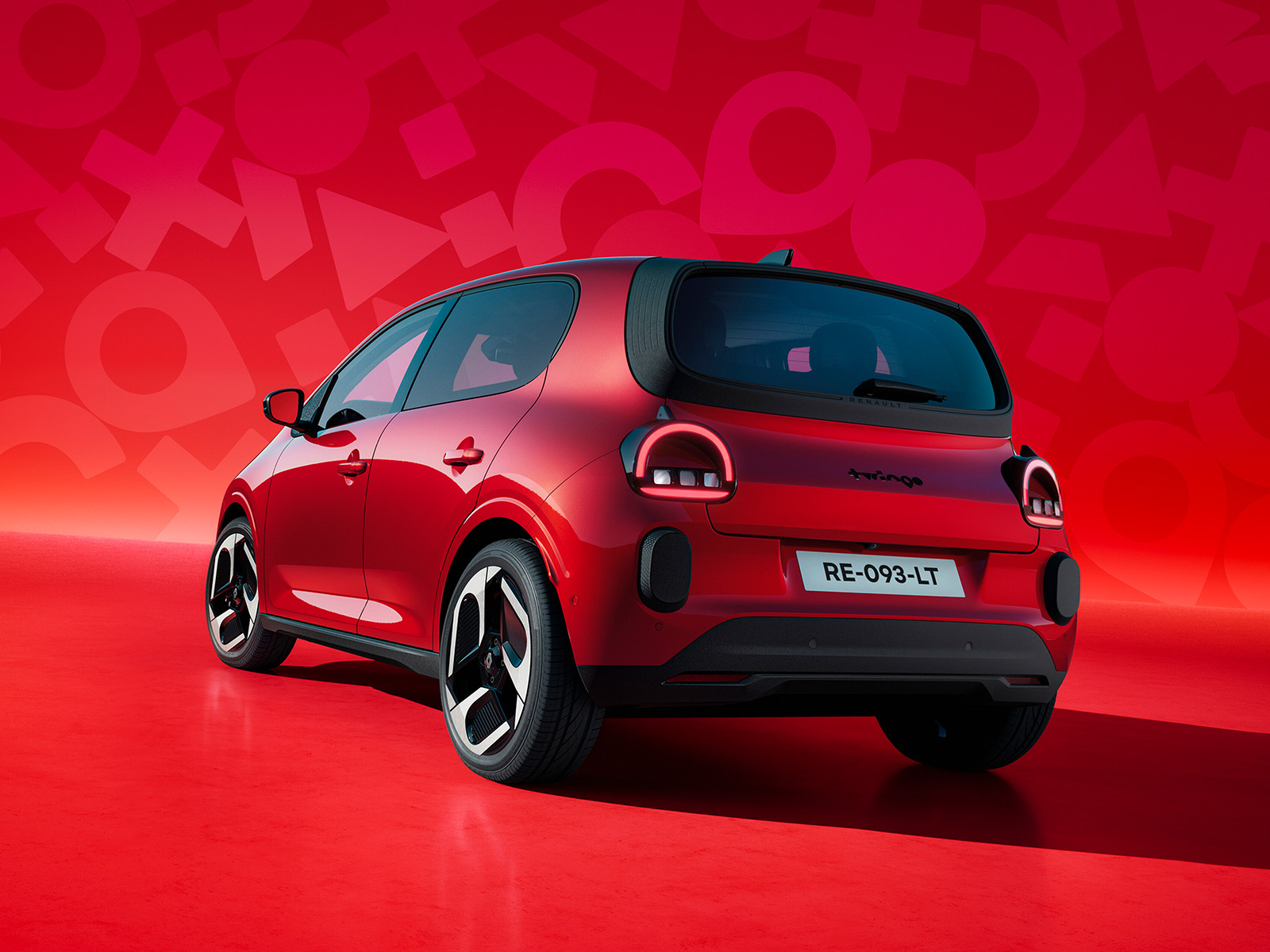 Renault Twingo Rot Heckansicht