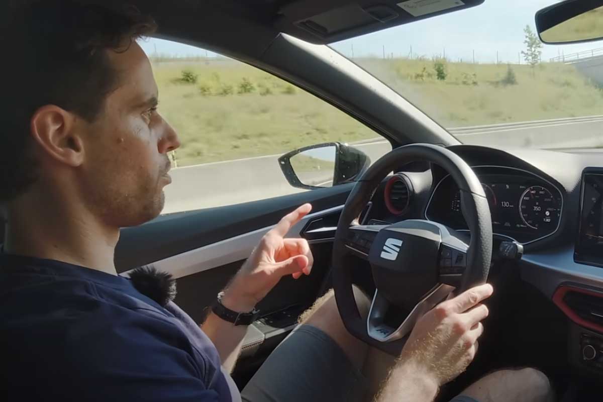 Seat Ibiza Blau Daniel Hohmeyer Fahrt