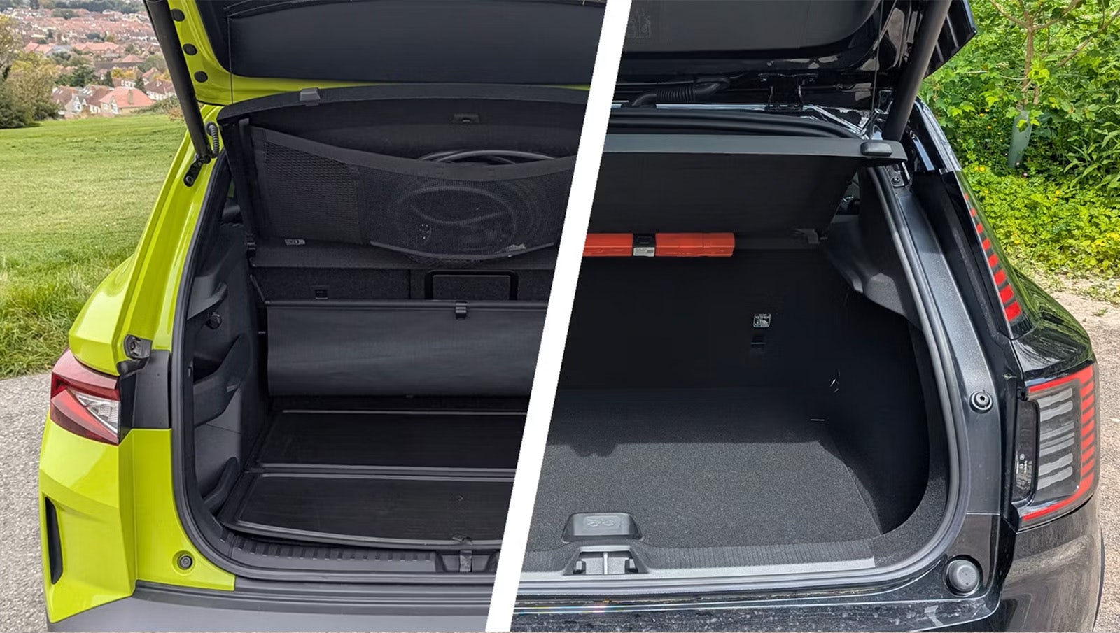 Skoda Elroq RS vs Volvo EX30 Kofferraum