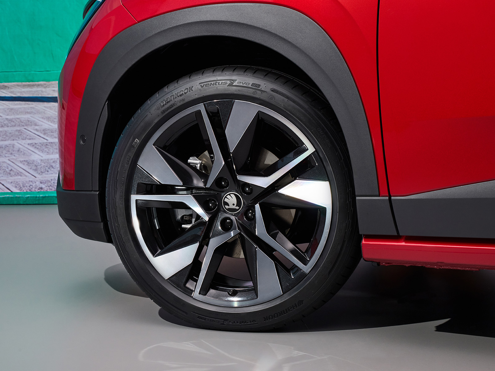 Skoda Epiq Rot Felgendetail