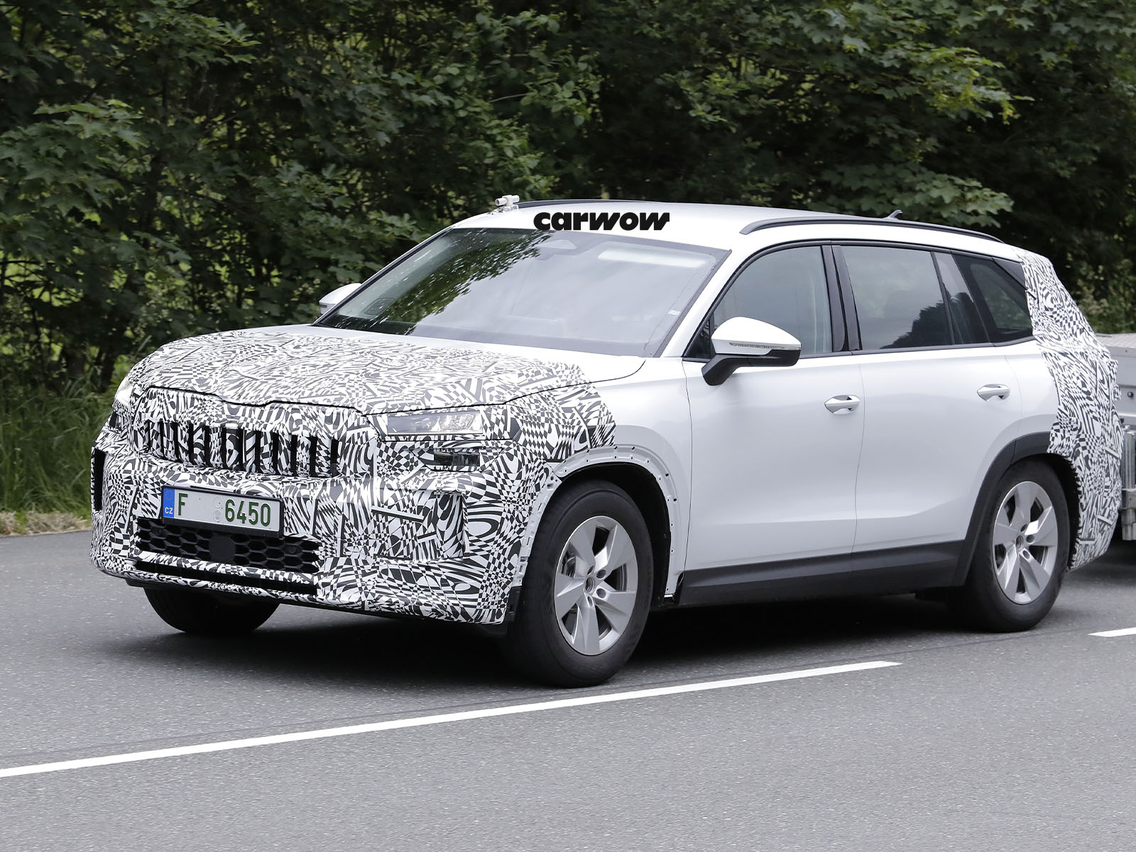 Skoda Kodiaq auf Testfahrt