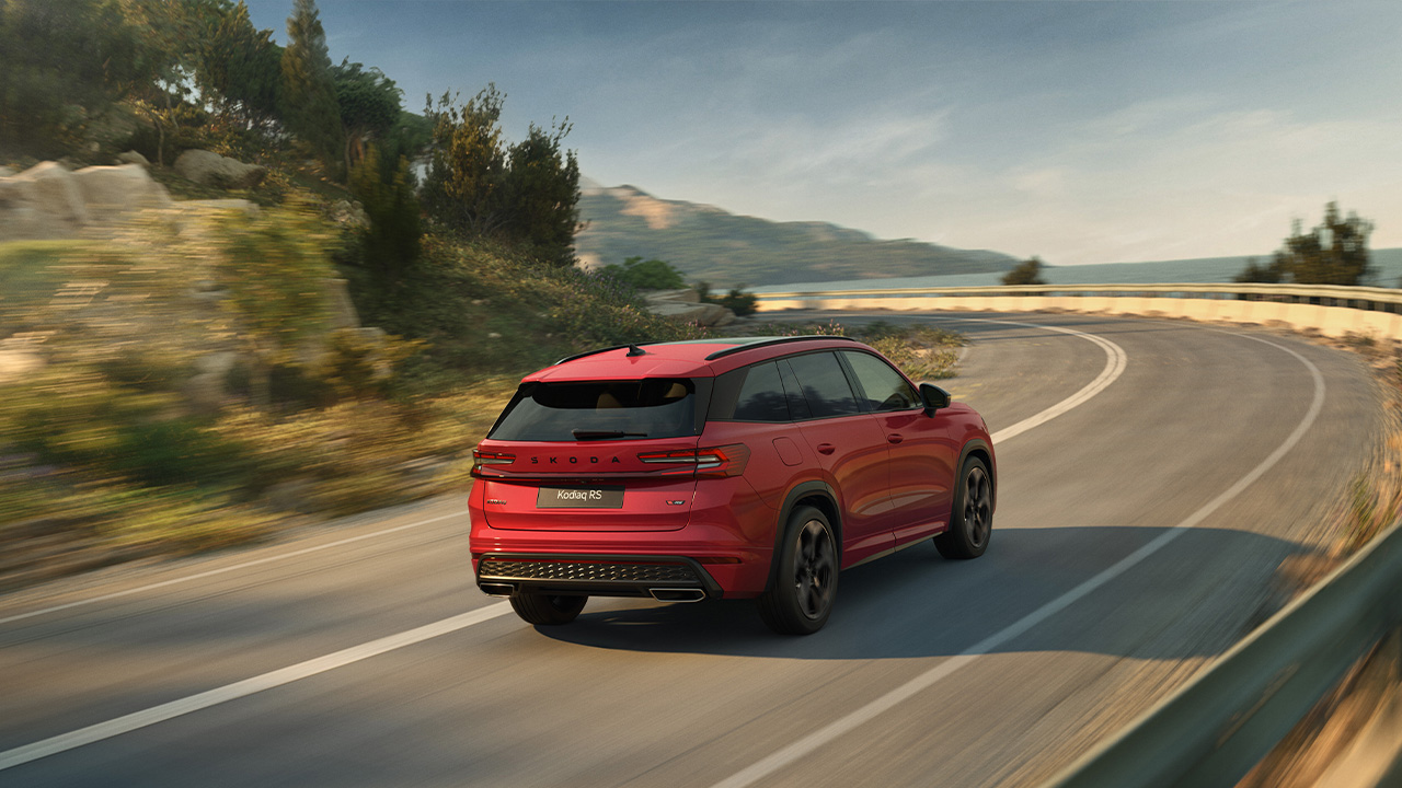 Skoda Kodiaq Driving Impression Rear View