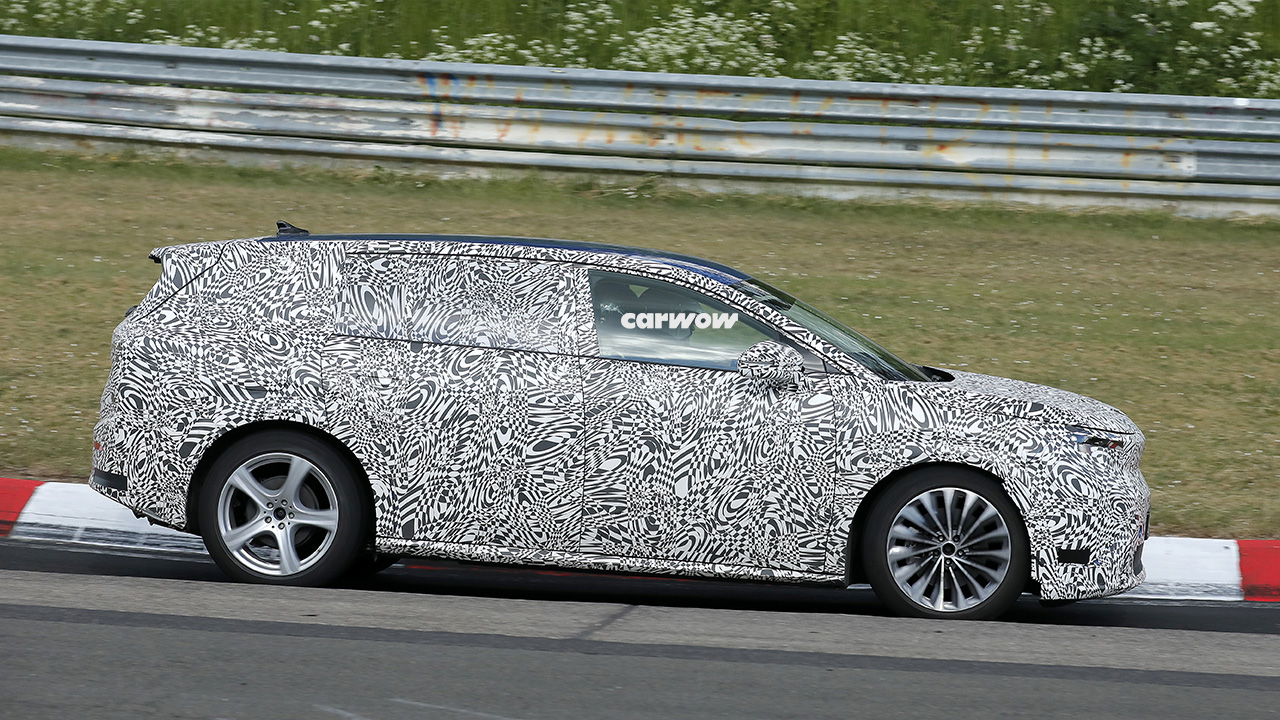 Skoda Vision 7S Ring Testfahrt Seitenansicht