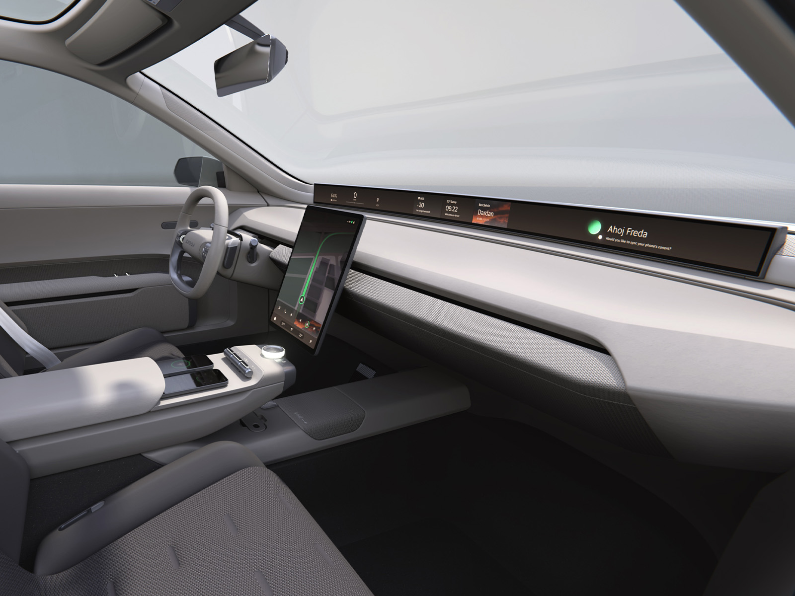 Skoda Vision O Horizon Display