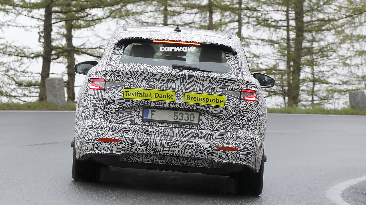 Skoday Enyaq Facelift 2025 Rear View