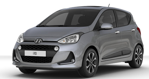 Sleek silver hyundai