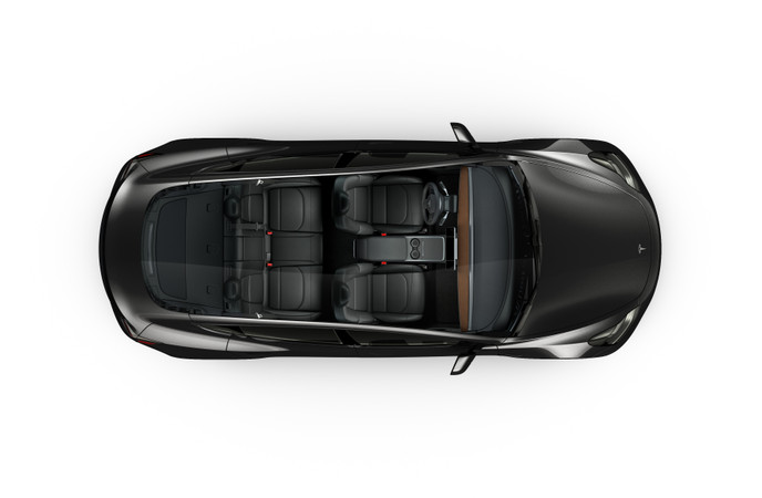 Tesla Model 3 oben