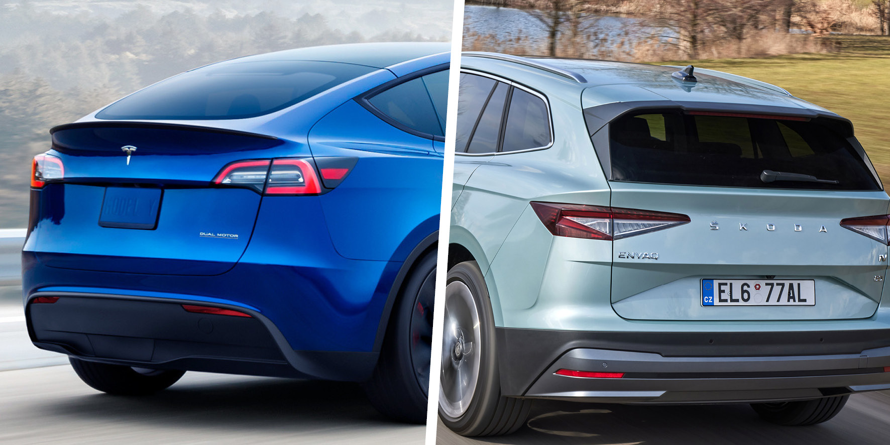 Timbre Portofel Reprezentant Model Y Vs Skoda Enyaq Descurca 