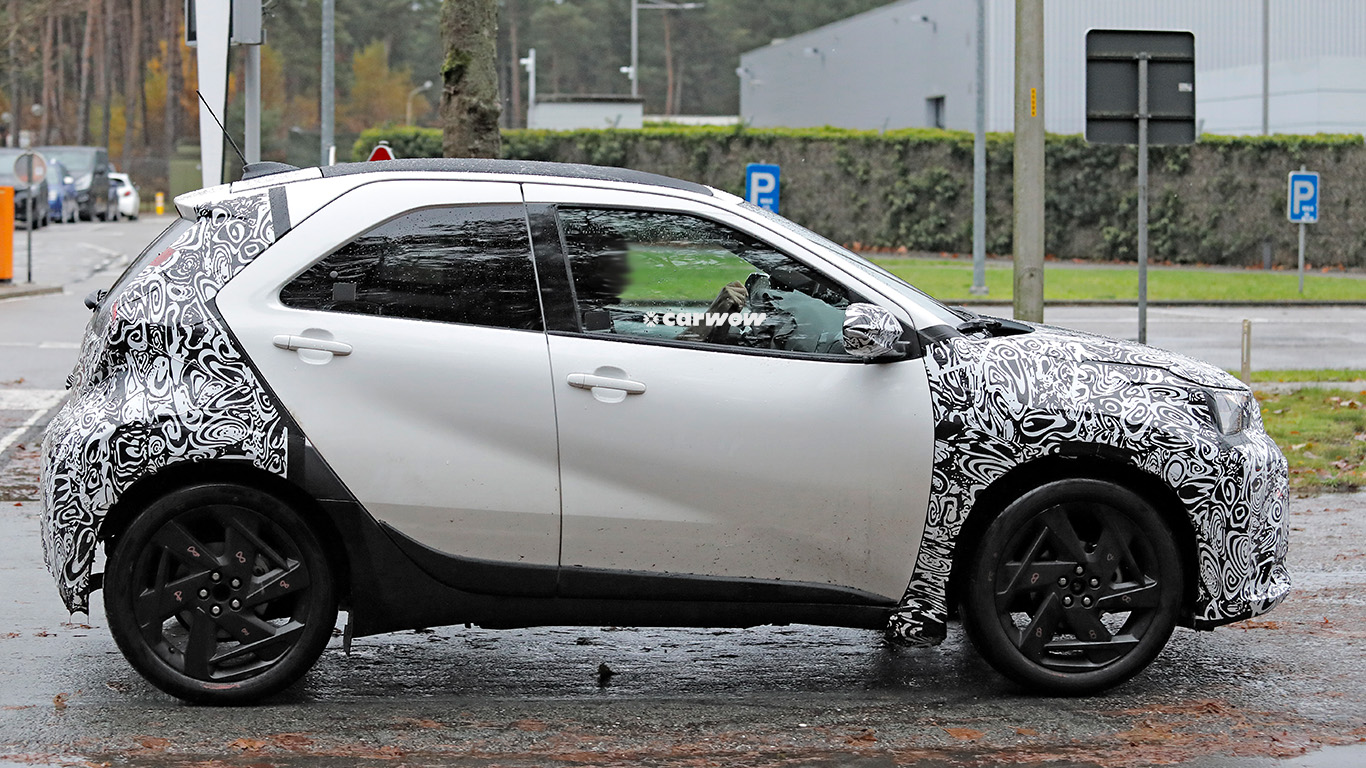 Toyota Aygo X Facelift Seitenansicht